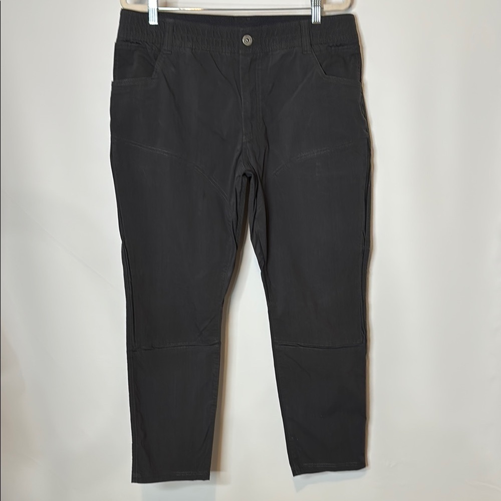 Kuhl men’s charcoal gray Black hiking pants, 38/30